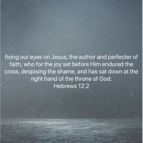 FAITH - Hebrews 12.2 NASB