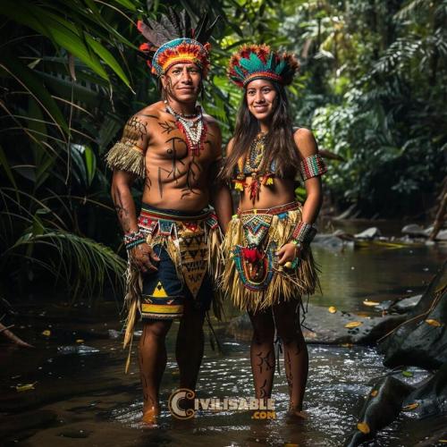 Traditional Colombian Natives