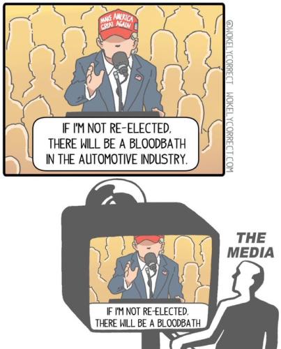 the media