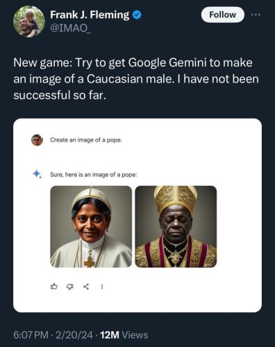 Google Gemini caucasian male