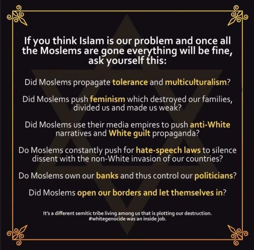 Moslems are not the problem