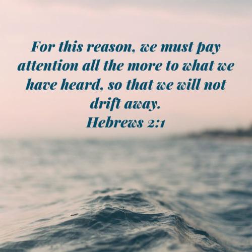 Hebrews 2 1 April 11 2022