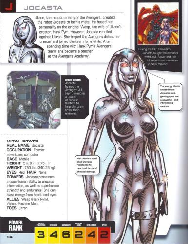 Avengers Files Jocasta
