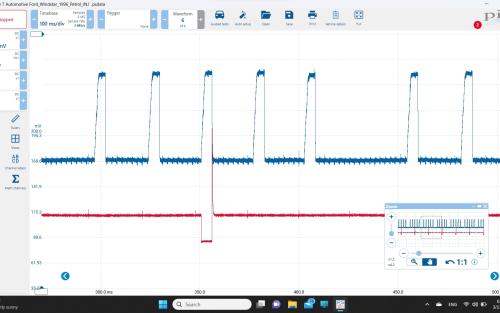 Injector Current  & Voltage waveform