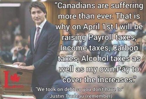 Canadians are suffering