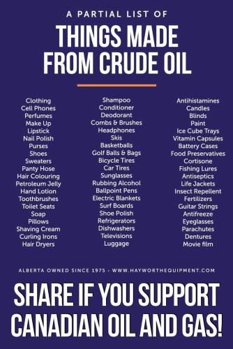 things made from oil