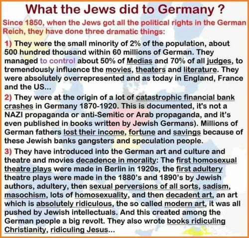 Jews did to Germany