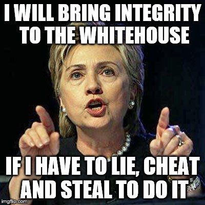 the ends justify hillary