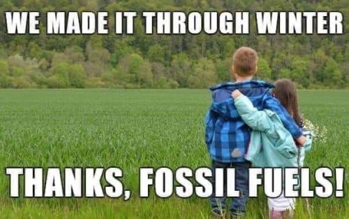thanks fossil fuels