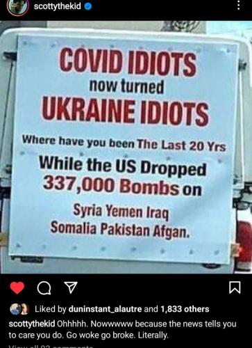 covid idiots turned ukraine idiots