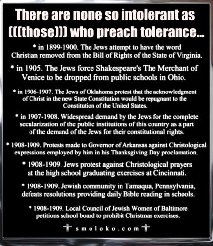 Intolerant Jews