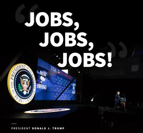 donald j trump jobs jobs jobs