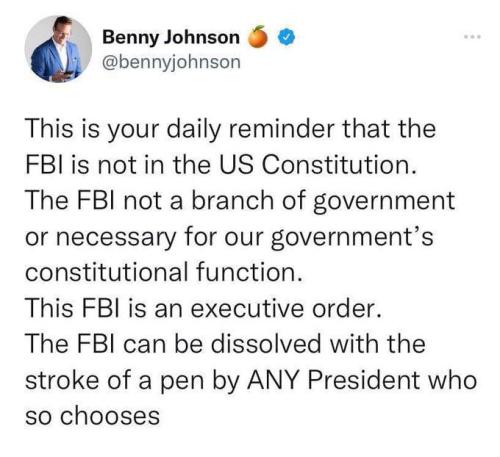 FBI not govt