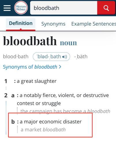 Bloodbath Definition