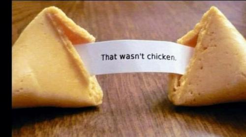 Chinese no chicken cookie