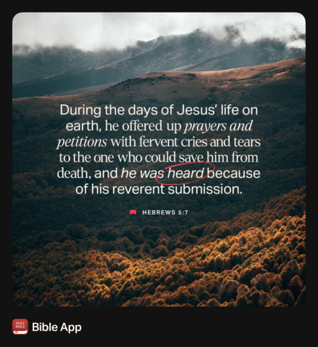 FAITH - Hebrews 5.7 NASB