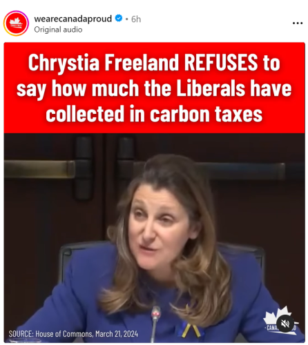 freeland refuses to say