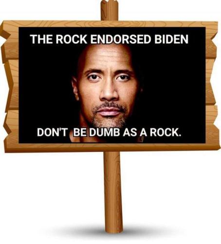 Dumb Rock Biden