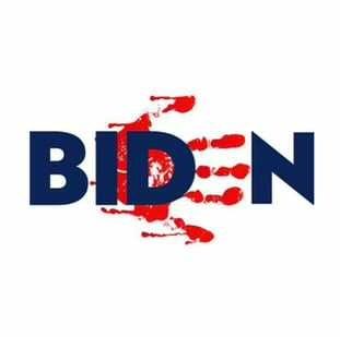 biden bloody hands