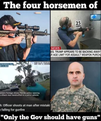 4 horsmn of govt meme