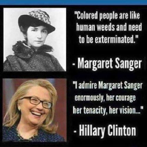margaret sange and hillary
