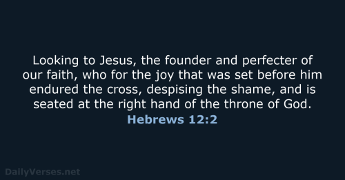 Hebrews 12 2 April 5 2024