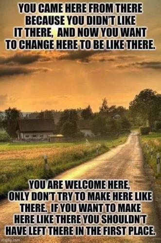 you came from there