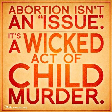 Abortion is not an issue