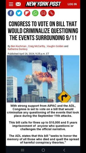 question 911 criminalizing