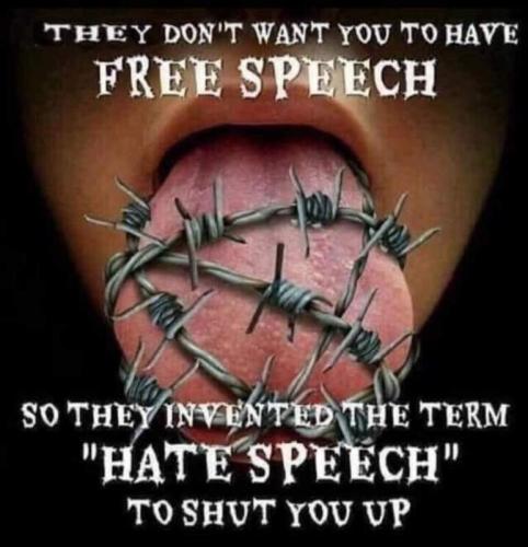 FreeSpeechEqualsHateSpeech