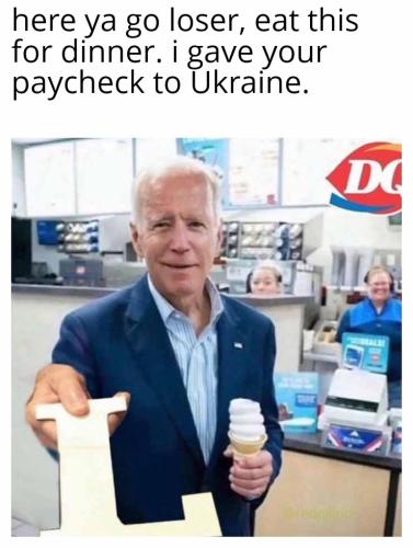 Joe Biden Holding The Letter L 21042024032919