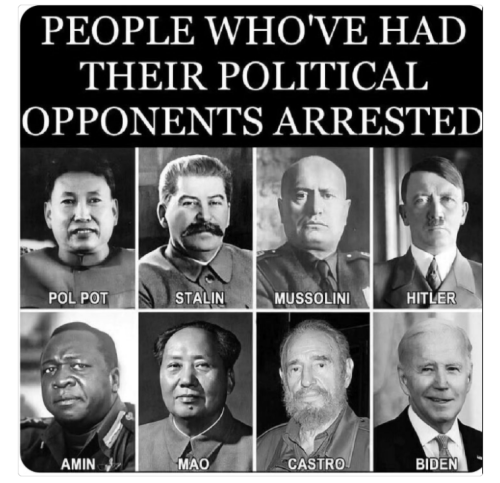 arrest opponents