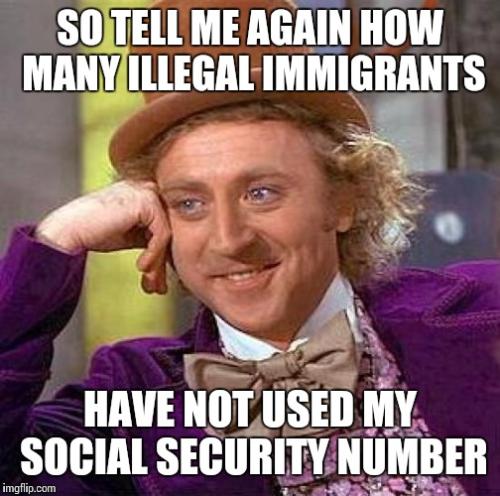 SOCIAL SECURITY STOLEN 777