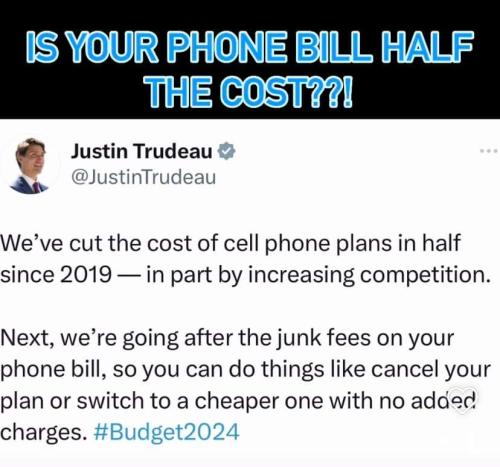 is your phone bill cut in half