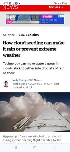 cloud seeding
