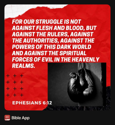 FAITH - EPHESIANS 6.12 NASB