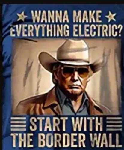 Electric border wall