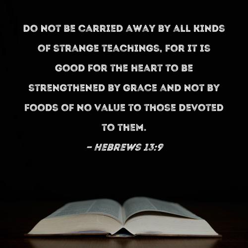 Hebrews 13 9 II