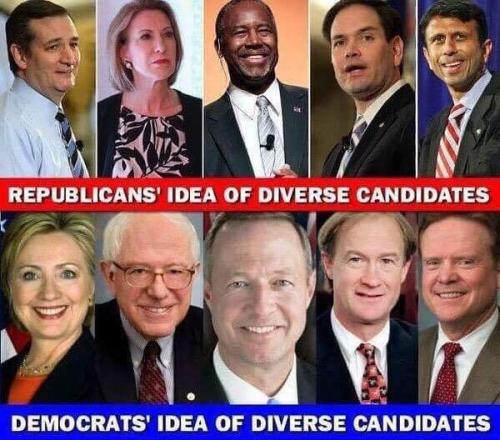 democrat diversity old white communists