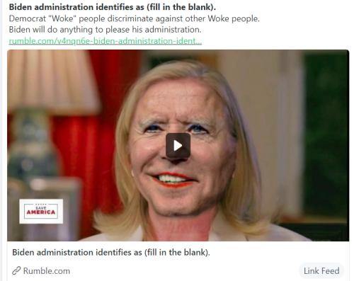 Biden administration identifies as woke