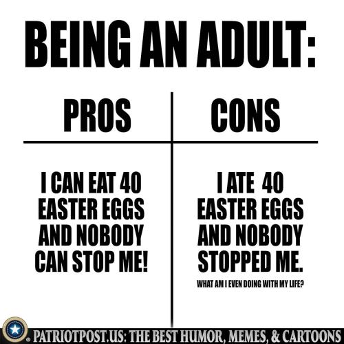being an adult