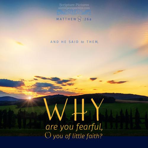 FAITH - Matthew 8.26a