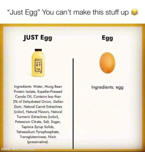 just egg