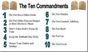 ten commandments