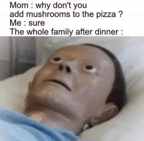 mushroom pizza