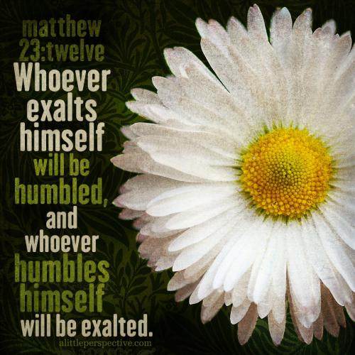 FAITH - Matthew 23.12