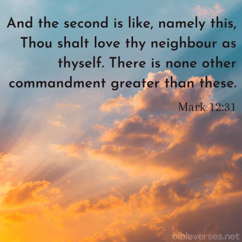 FAITH - Mark 12.31 KJV mark-12-31