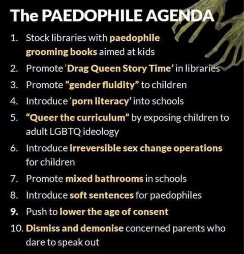 Pedo Agenda 1