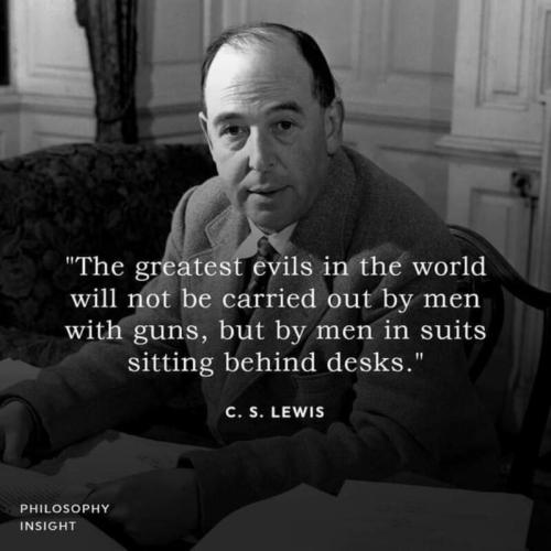 CS Lewis on our world