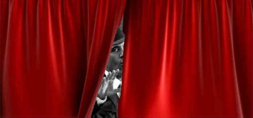 obama behind the curtin